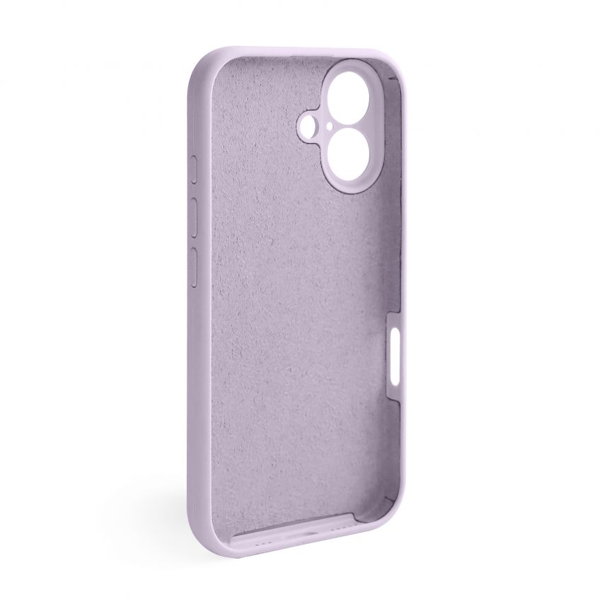 Case Full Silicone for Apple iPhone 16 lilac purple (72) with camera protection (without logo)