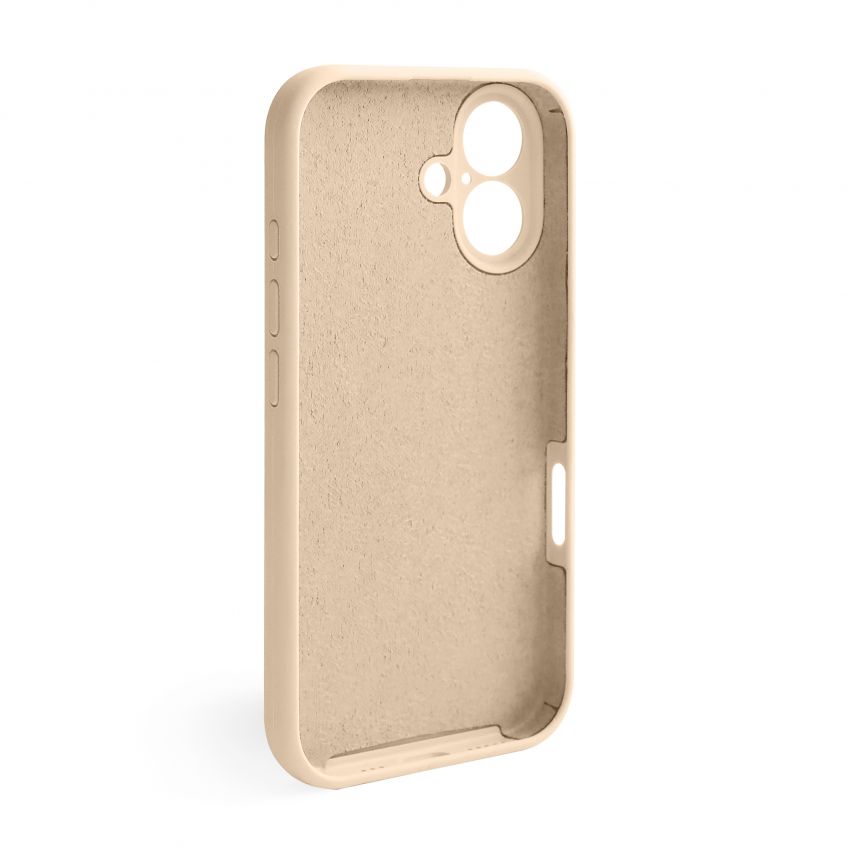 Case Full Silicone for Apple iPhone 16 desert gold (76) with camera protection (without logo)
