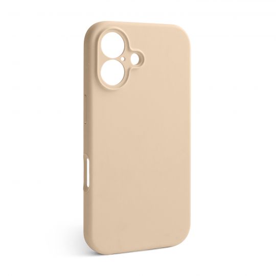 Case Full Silicone for Apple iPhone 16 desert gold (76) with camera protection (without logo)