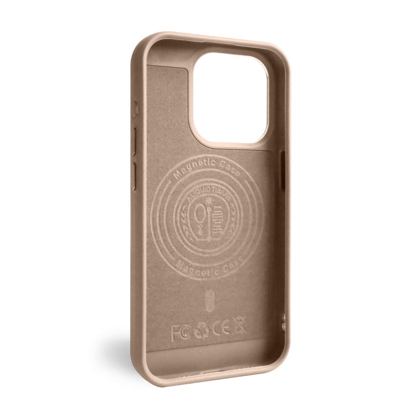 Coque Texturée avec MagSafe pour Apple iPhone 15 Pro nude (01)