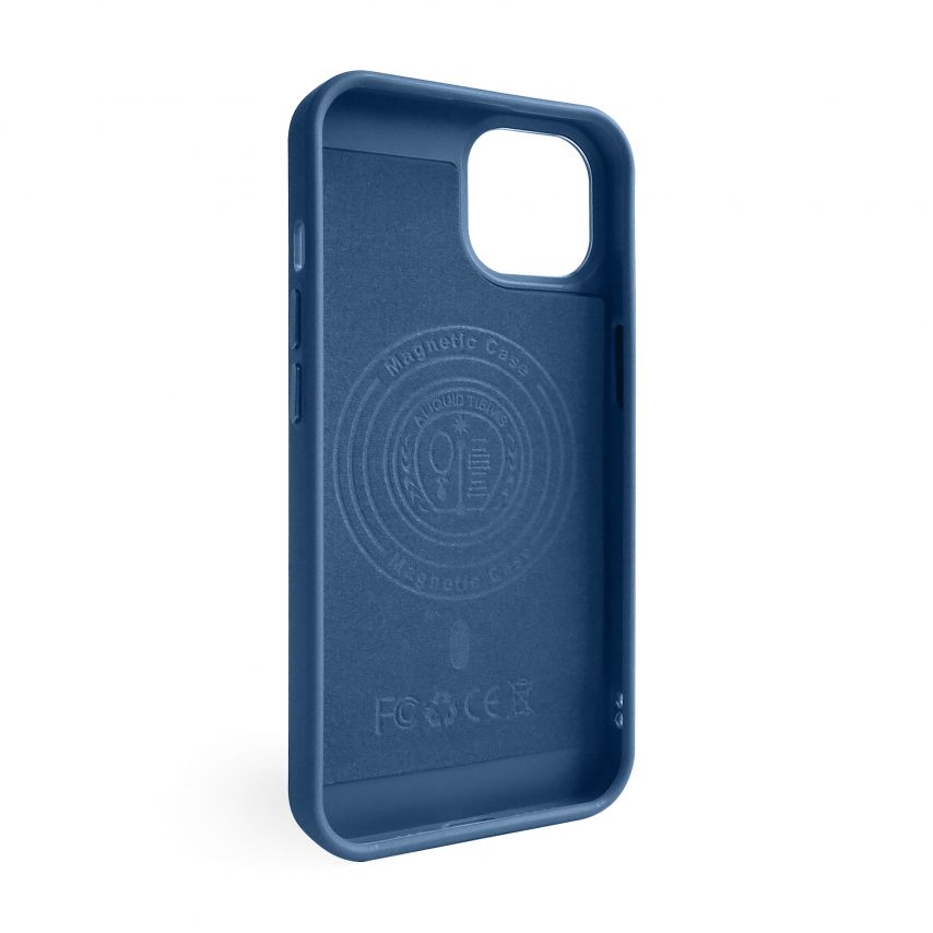 Textured Case with MagSafe for Apple iPhone 13 blue (05)