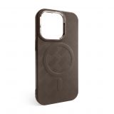 Coque Texturée avec MagSafe pour Apple iPhone 13 Pro marron (02)