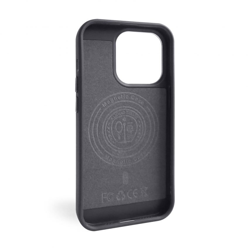 Coque Texturée avec MagSafe pour Apple iPhone 13 Pro grise (04)