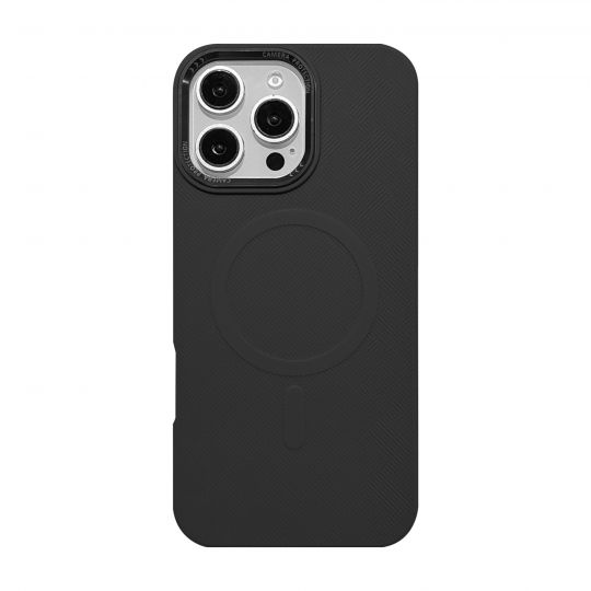 Coque Texturée avec MagSafe pour iPhone 11 (03) noire