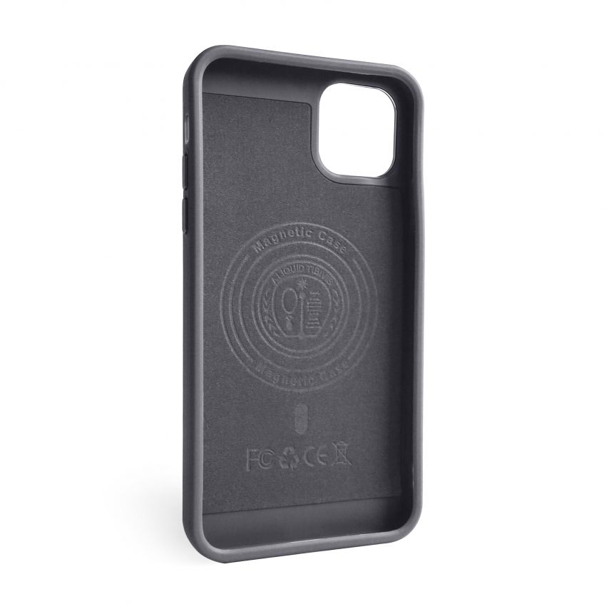 Coque Texturée avec MagSafe pour Apple iPhone 11 Pro Max grise (04)