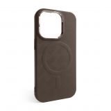 Coque Texturée avec MagSafe pour Apple iPhone 14 Pro Max marron (02)