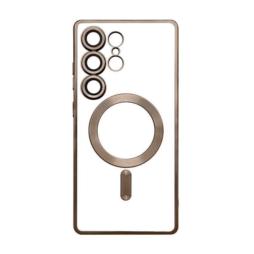 Coque avec MagSafe pour Samsung Galaxy S25 Ultra/S938 (2025) brun (13)