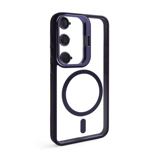 Case with MagSafe for Samsung Galaxy S25/S931 (2025) with stand and camera protection violet (02) - Buy for 5.90 € in Germany