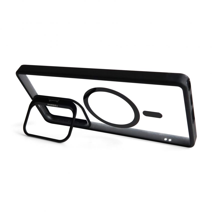 Case with MagSafe for Samsung Galaxy S25 Ultra/S938 (2025) with stand and camera protection black (03)