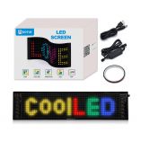 LED Matrix Panel YT1664 RGB with remote control 37.2*9.2cm - Buy for 41.00 € in Germany