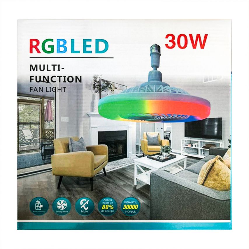 Lampe-ventilateur LED FS-260RGB-2