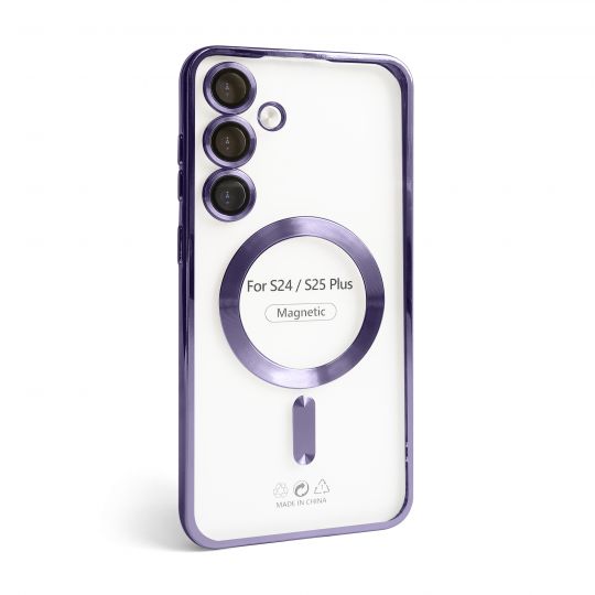Hülle mit MagSafe für Samsung Galaxy S24 Plus/S926 (2024), S25 Plus/S936 (2025) lila (11)