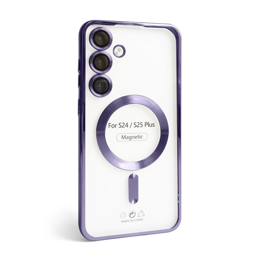 Hülle mit MagSafe für Samsung Galaxy S24 Plus/S926 (2024), S25 Plus/S936 (2025) lila (11)