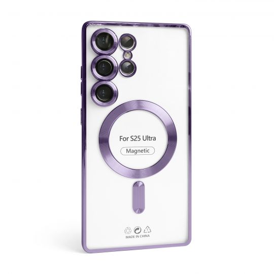 Coque avec MagSafe pour Samsung Galaxy S25 Ultra/S938 (2025) violet (11)