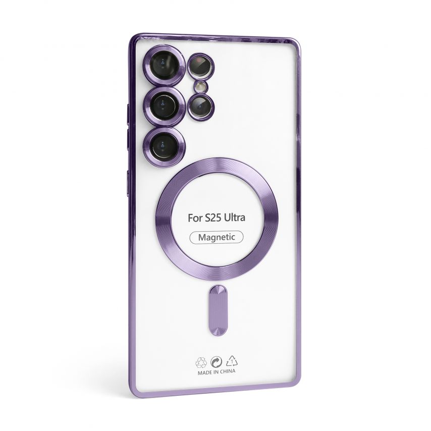 Coque avec MagSafe pour Samsung Galaxy S25 Ultra/S938 (2025) violet (11)