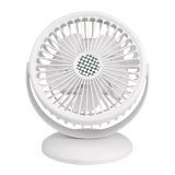 Ventilateur portable XQ150107 800mAh de bureau blanc