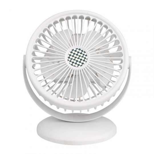 Ventilateur portable XQ150107 800mAh de bureau blanc
