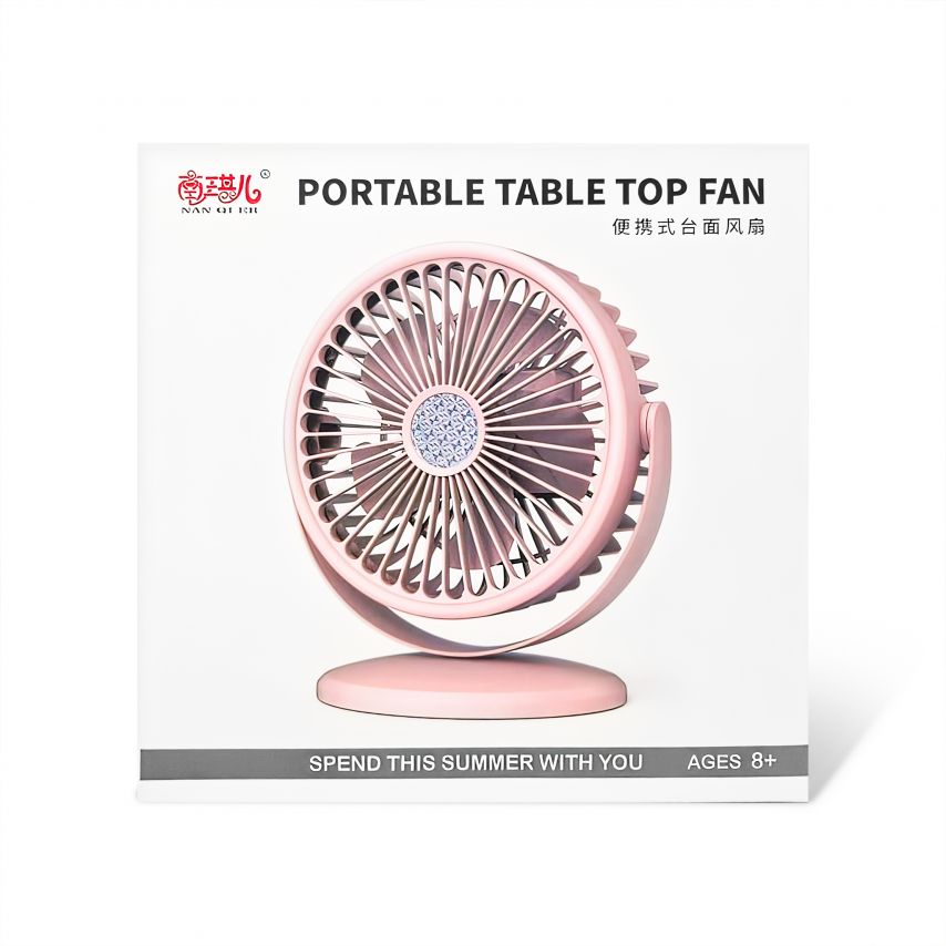 Tragbarer Tischventilator XQ150107 800mAh weiß