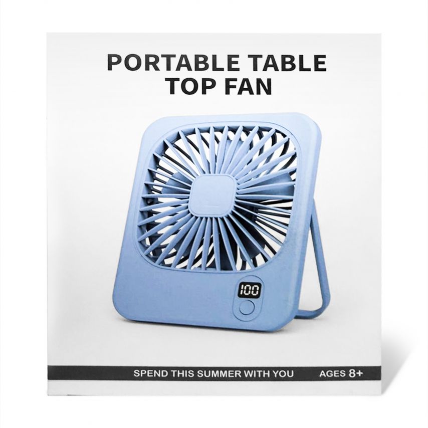 Tragbarer Tischventilator XQ150109 800mAh weiß