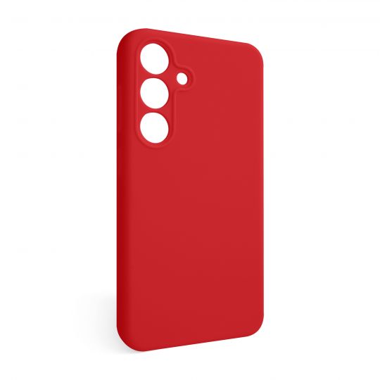 Hülle Full Silicone für Samsung Galaxy S25 Plus/S936 (2025) red (14) (ohne Logo)
