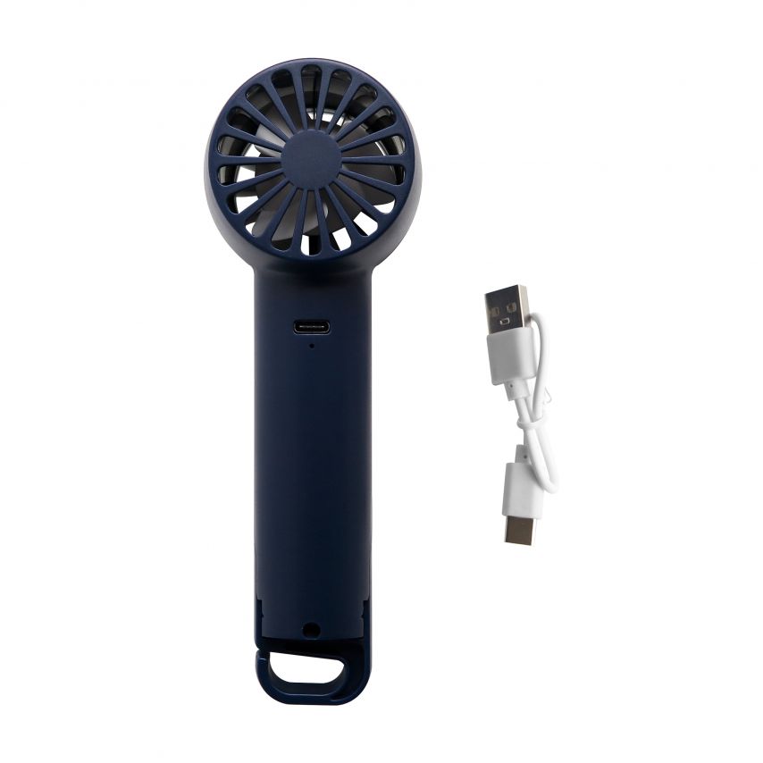 Ventilateur portable Y‑20 1200mAh bleu