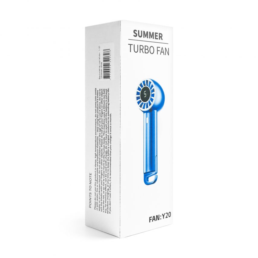 Ventilateur portable Y‑20 1200mAh blanc