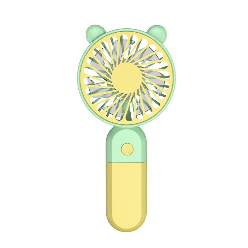 Ventilateur portable Y‑19 400mAh jaune/menthe