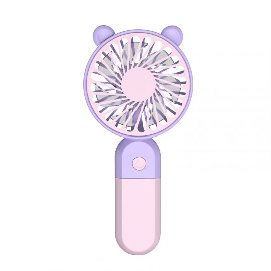 Ventilateur portable Y‑19 400mAh rose/violet