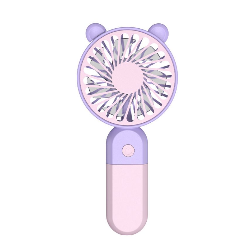 Ventilateur portable Y‑19 400mAh rose/violet
