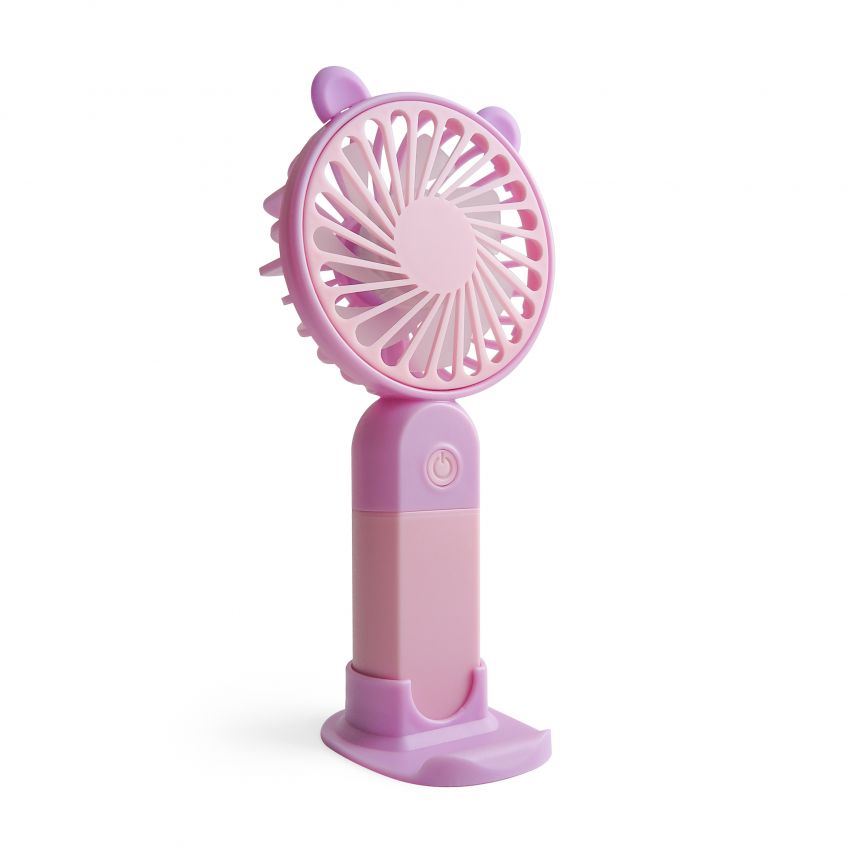 Ventilateur portable Y‑19 400mAh rose/violet
