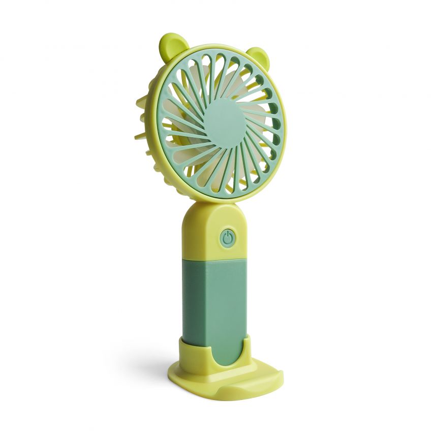 Ventilateur portable Y‑19 400mAh vert/jaune