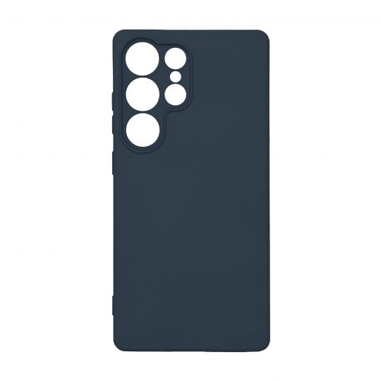 Coque Full Silicone pour Samsung Galaxy S25 Ultra/S938 (2025) bleu foncé (08) (sans logo )