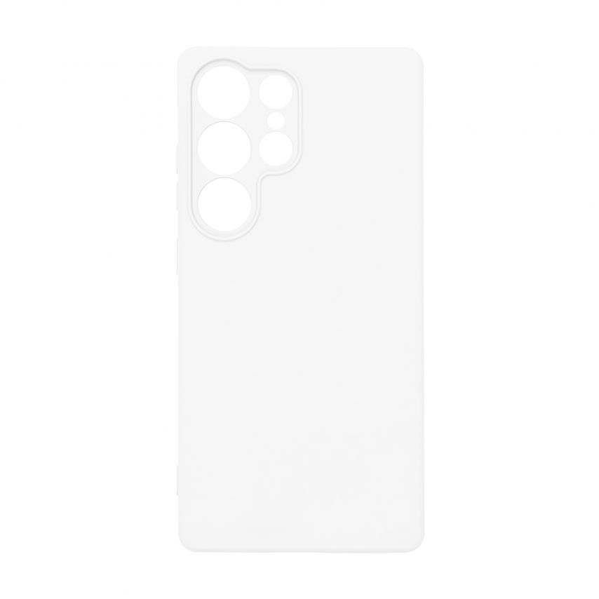 Hülle Full Silicone für Samsung Galaxy S25 Ultra/S938 (2025) white (09) (ohne Logo)