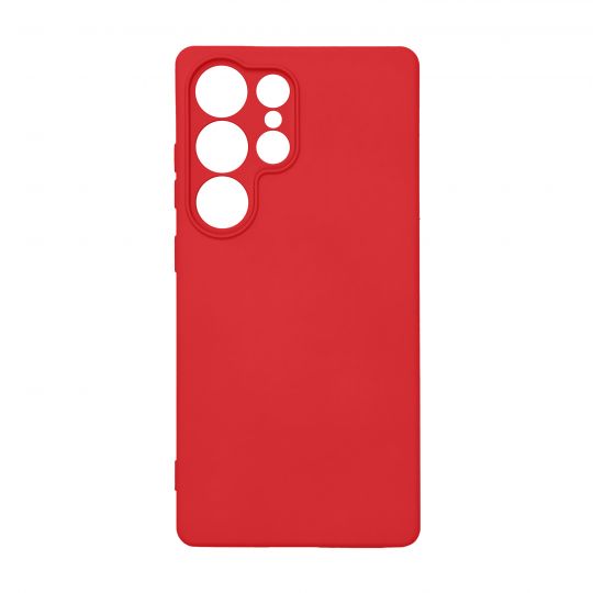 Hülle Full Silicone für Samsung Galaxy S25 Ultra/S938 (2025) red (14) (ohne Logo)
