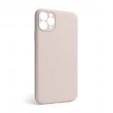 Case Full Silicone for Apple iPhone 11 Pro Max grey pink (73) with camera protection (without logo)