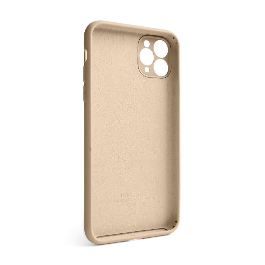 Case Full Silicone for Apple iPhone 11 Pro Max desert gold (76) with camera protection (without logo)