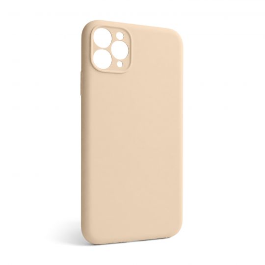 Case Full Silicone for Apple iPhone 11 Pro Max desert gold (76) with camera protection (without logo)