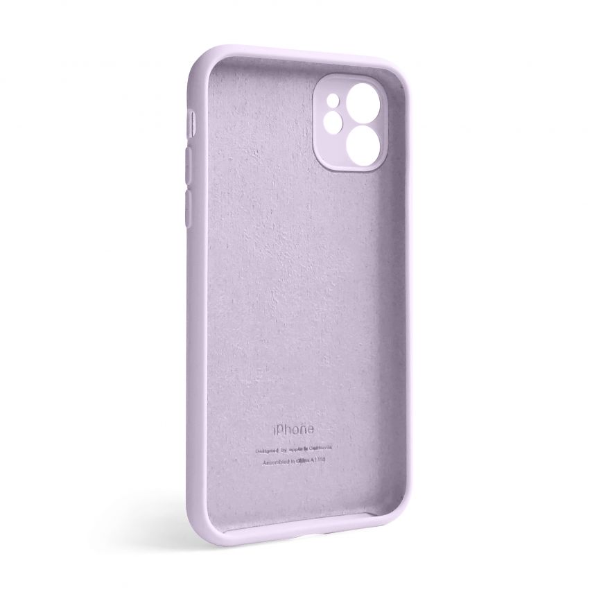 Case Full Silicone for Apple iPhone 12 lilac purple (72) with camera protection (without logo)