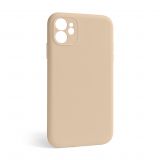 Hülle Full Silicone für Apple iPhone 12 desert gold (76) mit Kameraschutz (ohne Logo)
