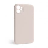 Coque Full Silicone pour Apple iPhone 12 gris rose (73) avec protection de caméra (sans logo) - Achetez pour 2.75 € en Allemagne