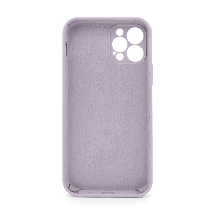 Case Full Silicone for Apple iPhone 12 Pro lilac purple (72) with camera protection (without logo)
