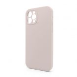 Hülle Full Silicone für Apple iPhone 12 Pro grey pink (73) mit Kameraschutz (ohne Logo) - Kaufen Sie für 2.75 € in Deutschland