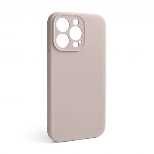 Case Full Silicone for Apple iPhone 13 Pro grey pink (73) with camera protection (without logo)
