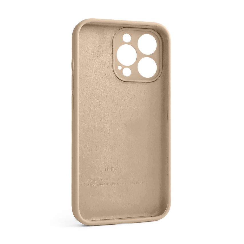 Case Full Silicone for Apple iPhone 13 Pro desert gold (76) with camera protection (without logo)