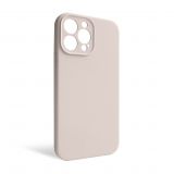 Case Full Silicone for Apple iPhone 13 Pro Max grey pink (73) with camera protection (without logo)