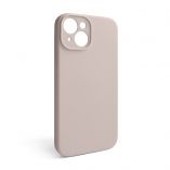 Hülle Full Silicone für Apple iPhone 14 grey pink (73) mit Kameraschutz (ohne Logo) - Kaufen Sie für 2.75 € in Deutschland