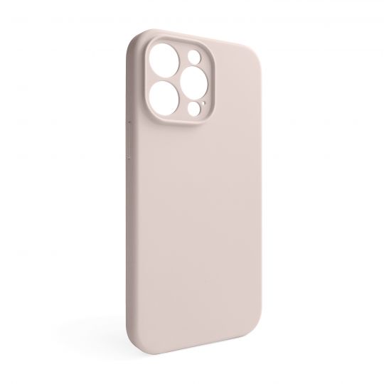Case Full Silicone for Apple iPhone 14 Pro Max grey pink (73) with camera protection (without logo)