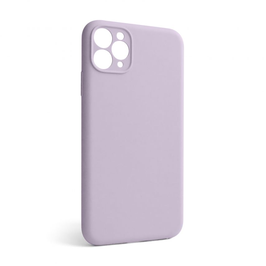 Case Full Silicone for Apple iPhone 11 Pro Max lilac purple (72) with camera protection (without logo)