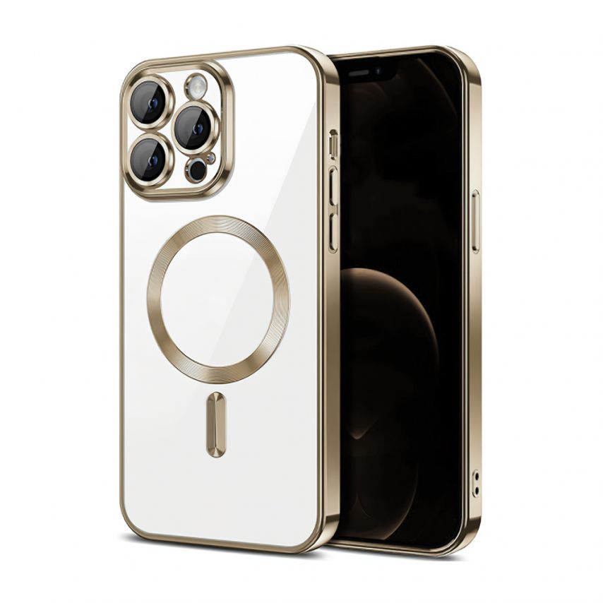 Coque avec MagSafe pour Apple iPhone 16e or (03) mat