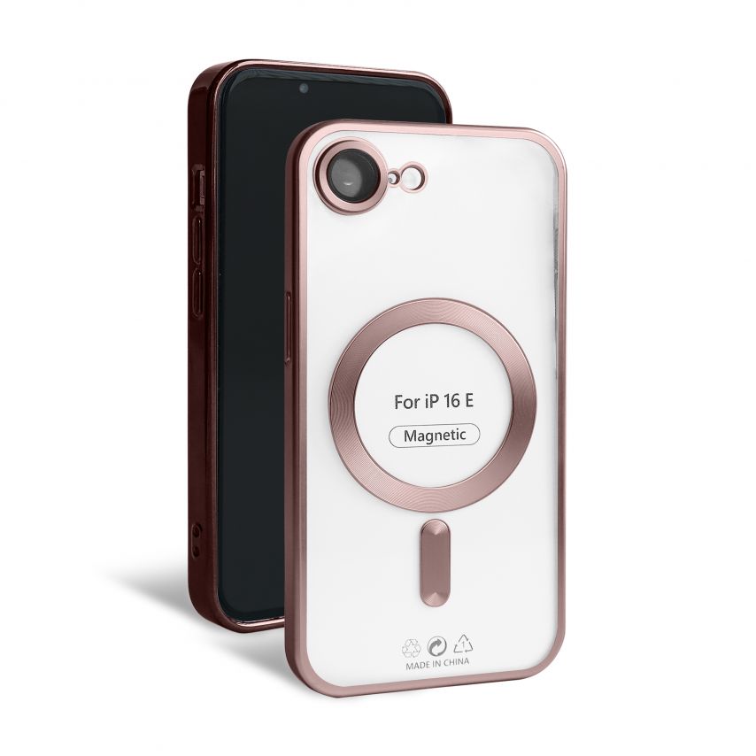 Hülle mit MagSafe für Apple iPhone 16e pink (06) matte